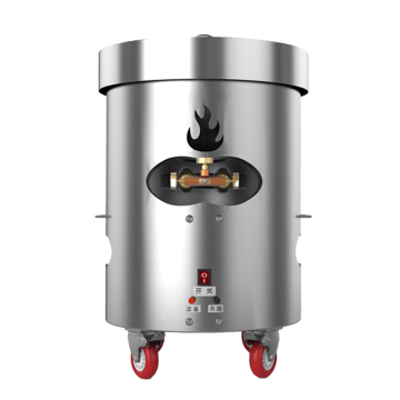 Gas-Powered Commercial Nut Roaster for Walnuts, Peanuts, and Cashews