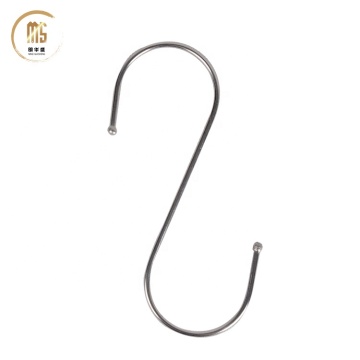 S-Shaped Metal Hooks: Stainless Steel S Hangers for Clothes and Kitchen Use