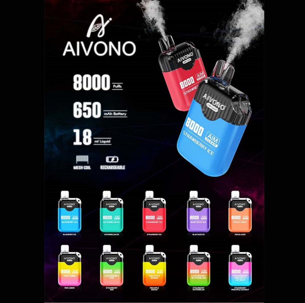 AIM-CLEAR 8000 PUFFS AIVONO TYPE-C dùng một lần