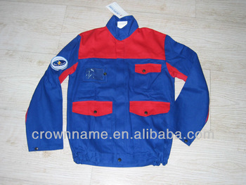MEN'S CONTRAST COLOR COTTON SAFTY JACKET