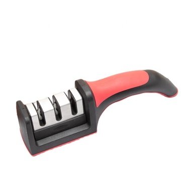 Professional 3 Stage Knife Sharpener with Plastic Handle