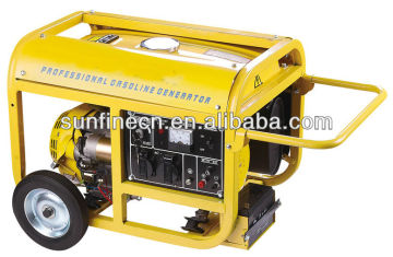Hot Sale USA Plug 6.5HP/4000w 60HZ/50HZ portable Single/three phase Petrol Generator for American Market