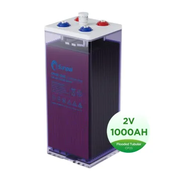 SunPal High-Capacity Lead Acid Solar Batteries: 2V, 2000Ah to 1500Ah Models - OPzS Flooded Tubular and GEL Types