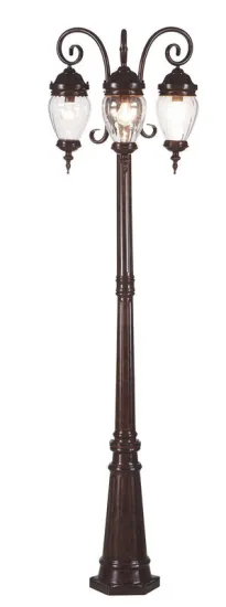 Energy Saving Pole Light Traditional Garden Lights 2pcs 100w E27 Waterproof Street Lights