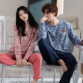 Couple pajamas cotton two-piece set