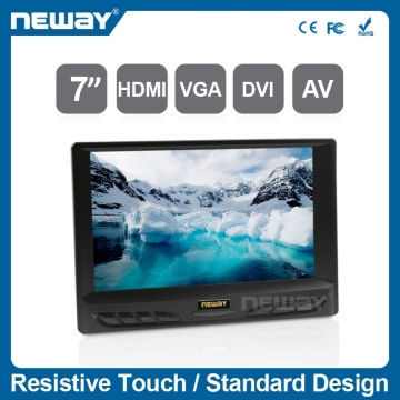 Touch screen lcd monitor 7 inch car vga lcd monitor tft laptop display