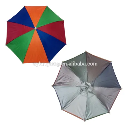 Durable hat umbrella , easily to use and carry, chinese nice umbrella