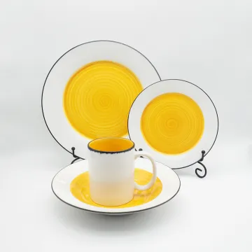 Cutlery Handmade Plates Dinner Set for hotel restaurant