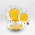 Japanse stijl handgeschilderde restaurant servies sets borden en bowl sets servies keramisch diner