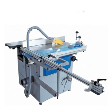 Kombination aus Holzbearbeitungsmaschine W15-SM10: Schiebetischsäge und Spindel-Moulder