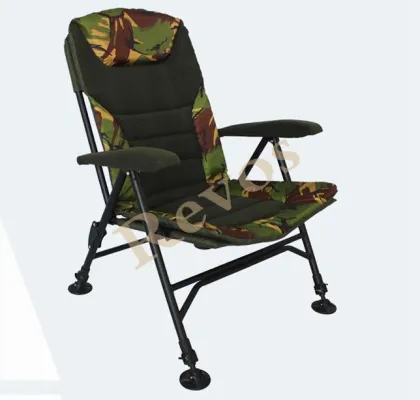High-Quality Foldable Padded Fishing Chair with Mud Feet for Outdoors