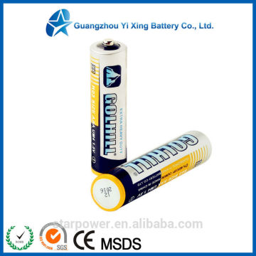 size aaa r03 um-4 Battery carbon dry