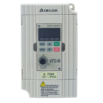 Best Price 0.75KW 220V AC Motor Drive VFD-M Single-Phase Inverter Vfd007m21a