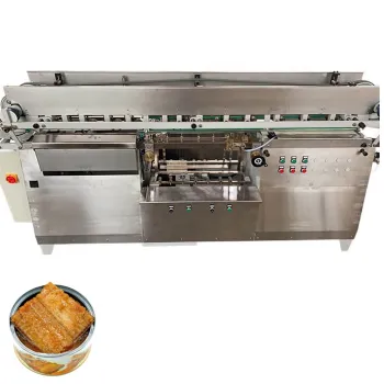 Canned Mackerel Labeling and Seaming Machine