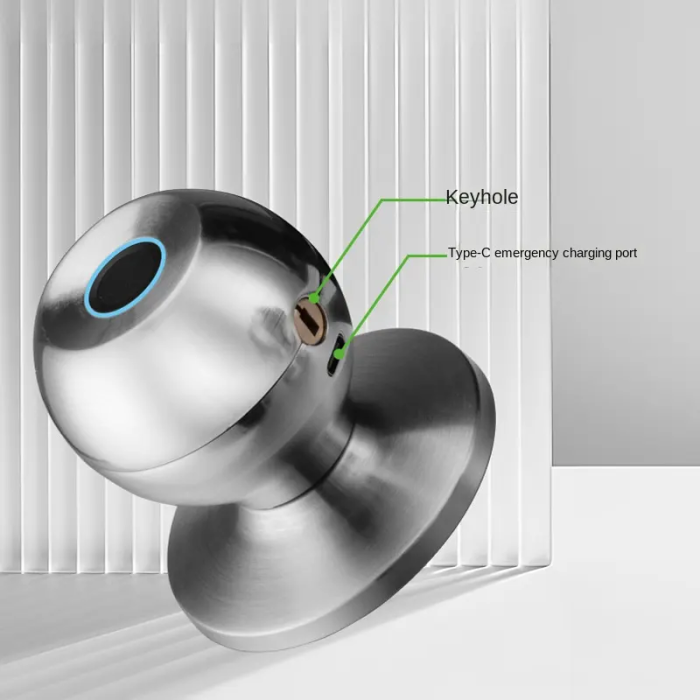 Биометрический отпечаток пальцев без ручки с биометрическим отпечатками.