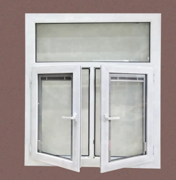 Double Swing PVC Profile Casement Window