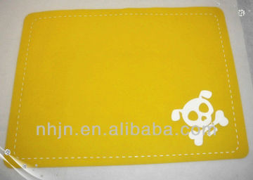 custom color silicone pet mat
