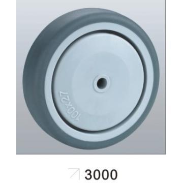 TPR Loose Wheel with PP Core, Plain Bearing