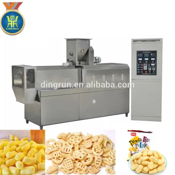 Corn puff snacks processing machine
