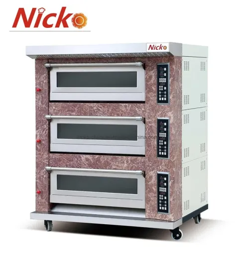 Commercial 3 Deck 6 Trays Baking Oven Restaurant Kitchen Equipment Bakery