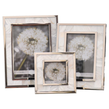 Huaxu Customized Size Luxury Italy Carrara White Marble Photo Frame