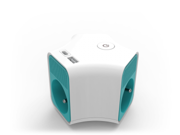 France Table Power Strip à 3 voies avec USB C