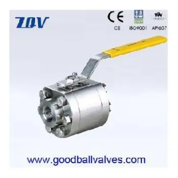3PC Forged Steel Ball Valves 6000WOG
