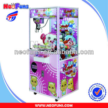 2016 Hot sale claw crane machine/crane claw machine foe sale/claw machione