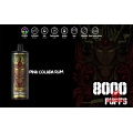 Dazzle 8000puffs RGB القابل للتصرف vape