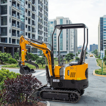 1Ton HT10G-1 Mini Digger Crawler Mini Excavator