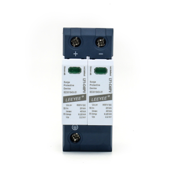 600V SOLAR PV PV PV a 2 poli protettore Surge SPD