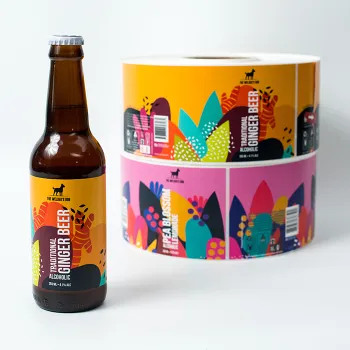 Waterproof Sticker Craft Beer Sticker Glass Bottle Label