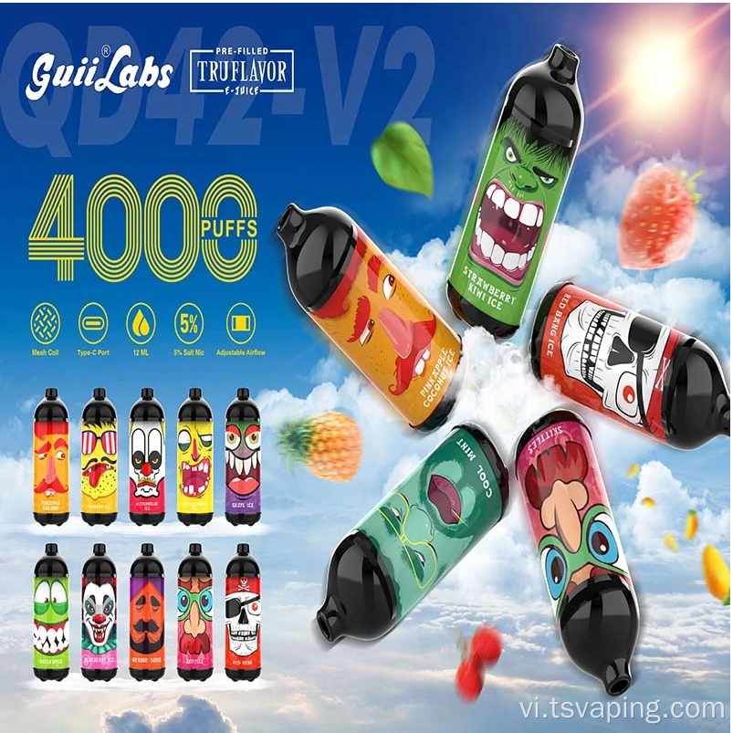 GUII Labs 4000puffs Vapor Stick Coil cuộn