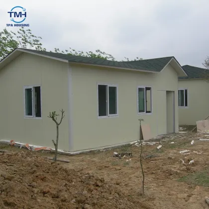 Ready made prefab beauty cottage beach cottage house modular resort villa