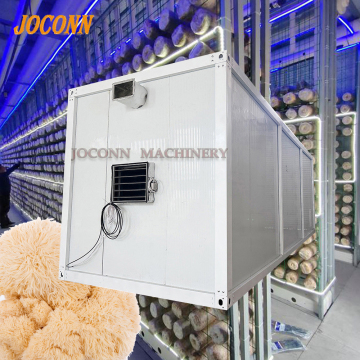Customizable Green House Container with Hydroponic and Aeroponic Systems for Oyster Mushroom Growing