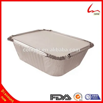 aluminium foil tableware with composited or aluminium foil lids