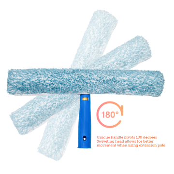 Industry First T Bar Floor Squeegee: Adjustable All-Purpose Window and Glass Cleaning Tool
