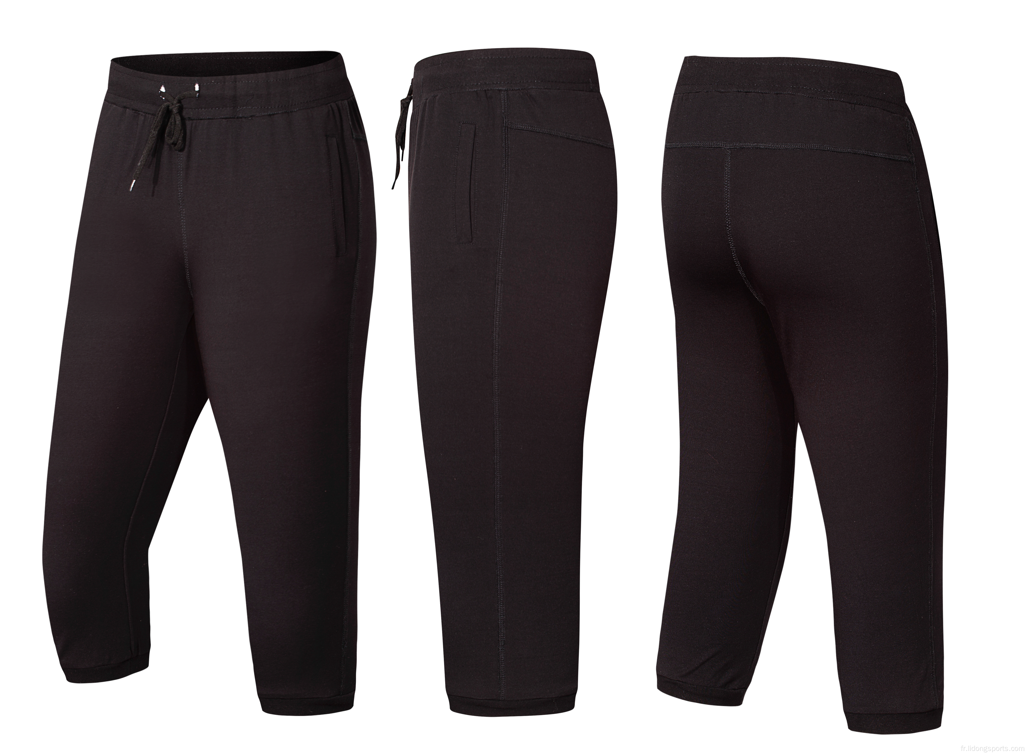 Men Jogger Sport Pantalon à moitié recadré