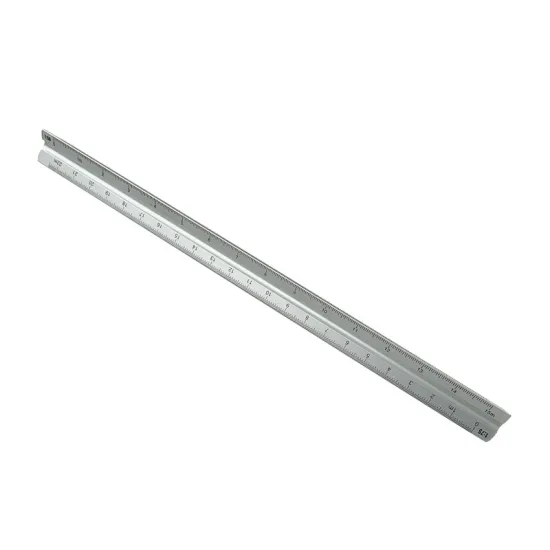 30cm Promotional School Triangular Aluminum Architect Ruler