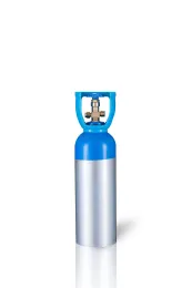 0.7-liter blue aluminum alloy oxygen cylinder