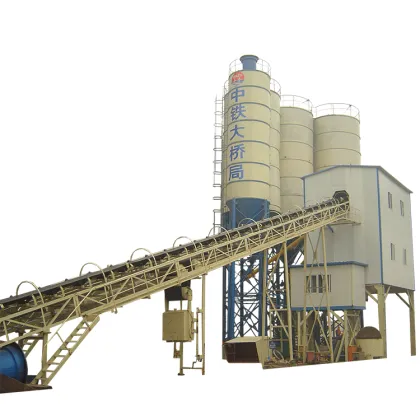 Hzs60 Mobile Mixing Station for Concrete Construction Engineering