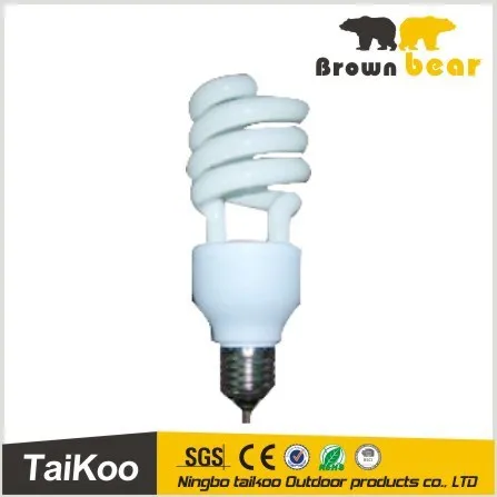 half spiral energy saving bulb e27