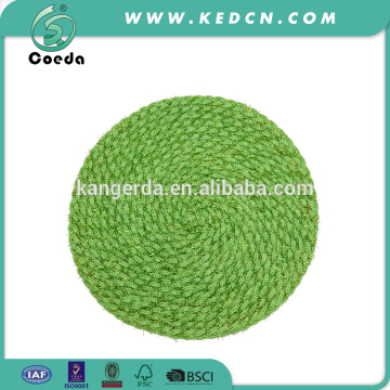 Polypropylene/plastic Braided Round Place Mats