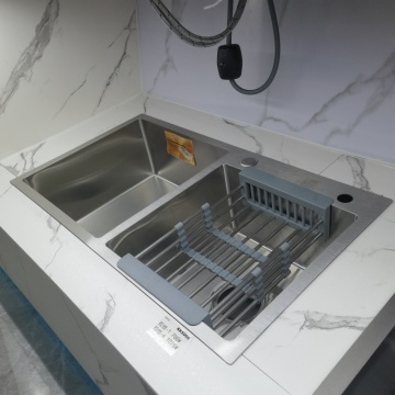 Stainless Steel Double Bowl Kitchen Sink with Sri Lanka Sink Counter