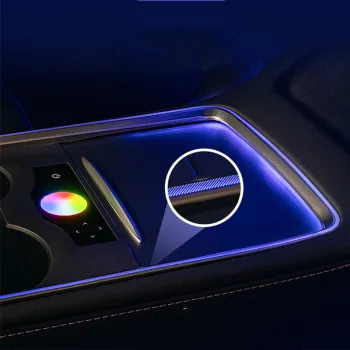 6W 128 Color Atmosphere Light Kit: Affordable LED Interior Lighting for Tesla Model 3 or Y