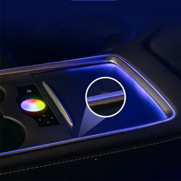6W 128 Color Atmosphere Light Kit: Affordable LED Interior Lighting for Tesla Model 3 or Y