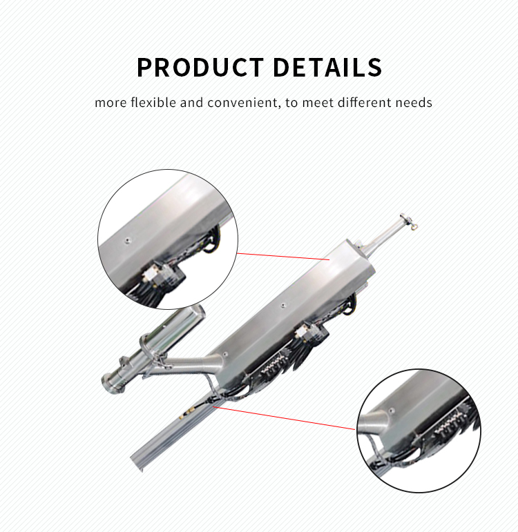 Liquid nitrogen dosing machine for oil