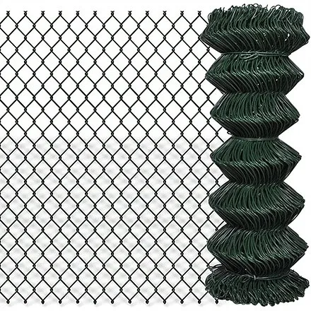 2 Inch x 5ft x 50ft Vinyl Coated Chain Link Fence Mesh