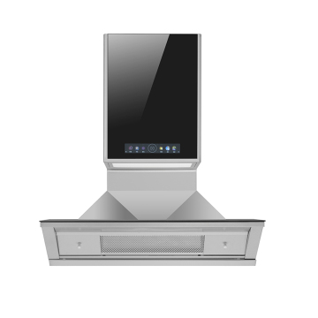 900MM Two Motors Titanium Black Hand Sensor Gesture Control Kitchen Exhaust Range Hood Chimney