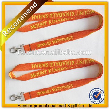 2015 Durable Flat Woven Polyester Lanyard,LED Flashing Lanyards, LED Glowing Lanyards